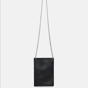 Zara Black crossbody phone wallet